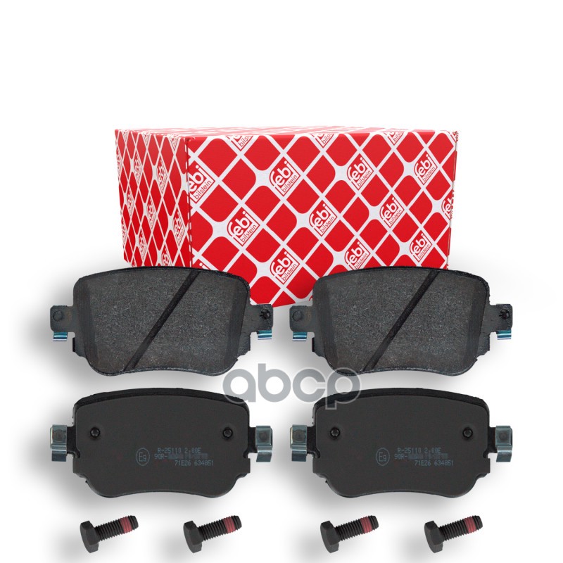 Колодки Тормозные Дисковые К-Т | Зад | Febi арт. 16912