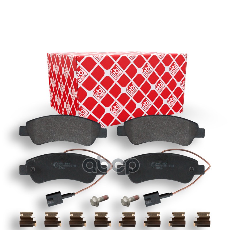 Колодки Тормозные Дисковые | Зад | Febi арт. 16956