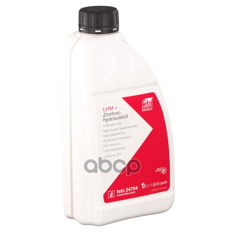 Жидкость Гидроусилителя Febi Hydraulic Fluid Lhm Plus -40 +100 Зеленый 1 Л 24704 Febi арт. 24704