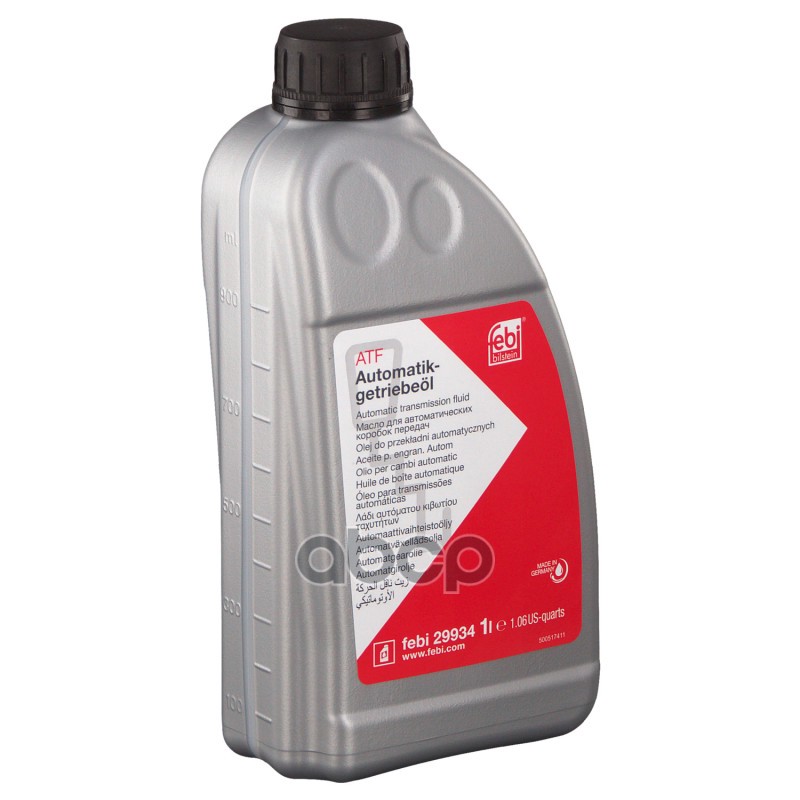 Масло трансмиссионное 1л красное AUDI/VW/SEAT/OPEL/FORD Febi арт. 29934