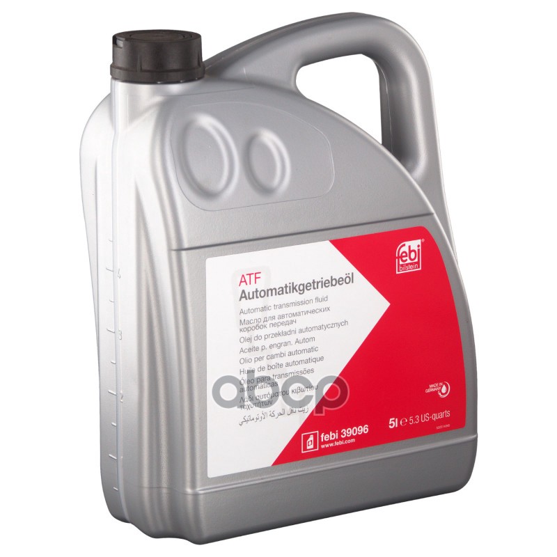 Масло трансмиссионное Febi ATF ZF зеленый 5 л 39096 Febi арт. 39096