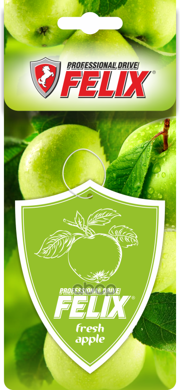 Ароматизатор Бумажный Подвесной Яблочная Свежесть Felix 411040031 Felix арт. 411040031