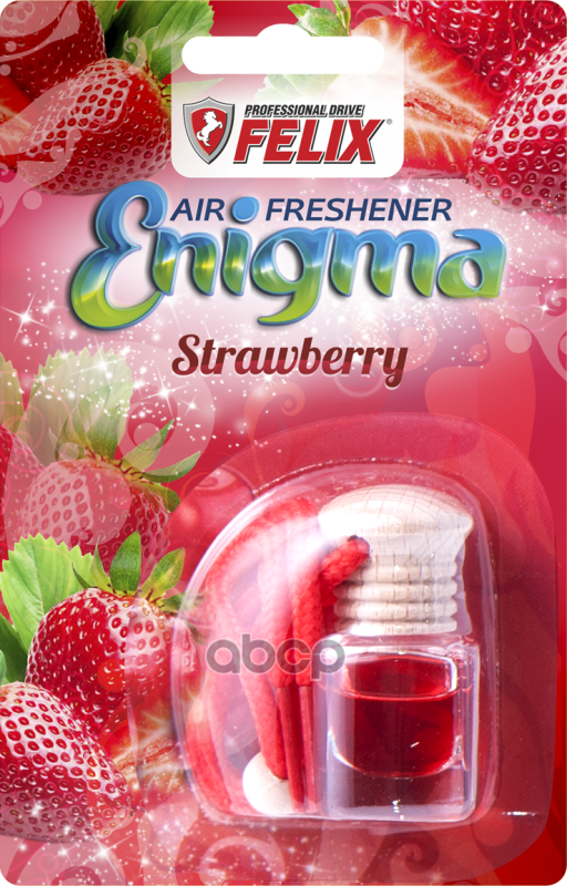 Ароматизатор Подвесной Felix Клубника (6 Мл) Felix 411040156 Felix арт. 411040156