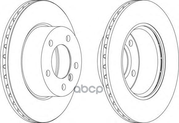 Диск Тормозной Передний Bmw 1-Serie (E81/F20) 1.6/1.8L,1.6D/1.8D All 05-> Ferodo Ddf1228 Ferodo арт. DDF1228