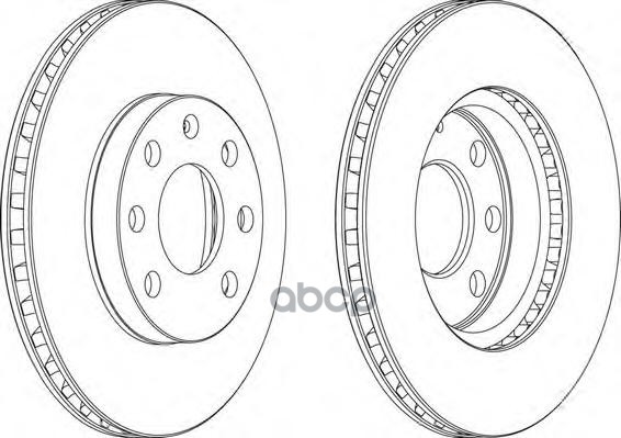 Диск Тормозной Передний Ferodo Ddf151 Ferodo арт. DDF151