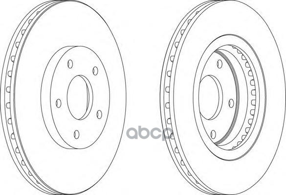 Диск тормозной Qashqai  X-Trail Ferodo арт. ddf1589