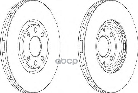 Диск Тормозной Передний Citroen C4/Peugeot 308/3008 1.6/2.0L+2.0Hdi 04-> Ferodo Ddf1676 Ferodo арт. DDF1676
