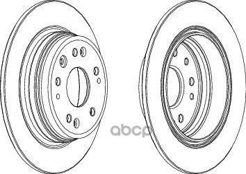 Диск тормозной Ferodo арт. DDF1933