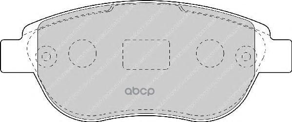 Колодки передние CITROEN C4/Berlingo FERODO FDB1476 Ferodo арт. FDB1476