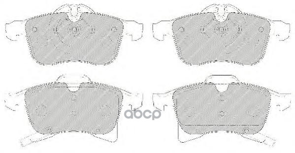 Колодки Тормозные Передние Ferodo Fdb1640 Ferodo арт. FDB1640