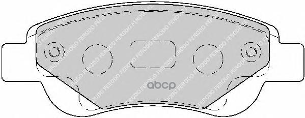 Колодки передние PEUGEOT 107 FERODO FDB1790 Ferodo арт. FDB1790