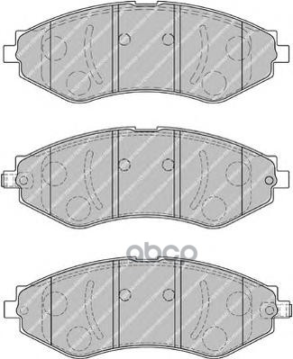 Колодки передние CHEVROLET Lacetti 03- FERODO FDB1905 Ferodo арт. FDB1905
