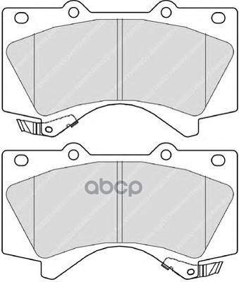 Колодки передние TOYOTA Land Cruiser 200/LEXUS LX 570 FERODO FDB4229 Ferodo арт. FDB4229