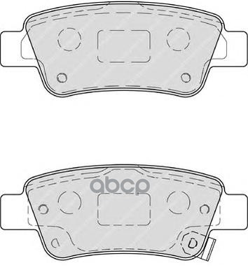 Колодки Задние Ferodo Fdb4233 Ferodo арт. FDB4233