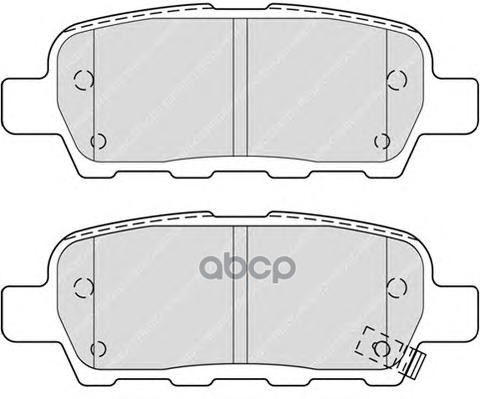 Колодки задние NISSAN/RENAULT/INFINITI FERODO FDB4324 Ferodo арт. FDB4324