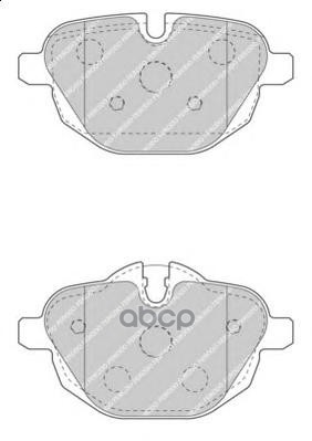 Колодки задние FERODO FDB4376 Ferodo арт. FDB4376