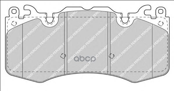 Колодки передние LAND ROVER DISCOVERY IV FERODO FDB4379 Ferodo арт. FDB4379