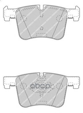 Колодки Передние Bmw 1 F20, 3 F30, X3 F25 Fdb4394 Ferodo арт. FDB4394