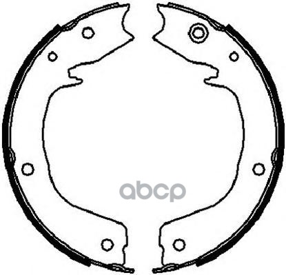 Колодки стоян торм к-т Mitsubishi Pajero III Ferodo арт. fsb4027