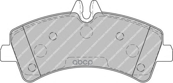 Колодки Задние Ferodo Fvr1779 Ferodo арт. FVR1779
