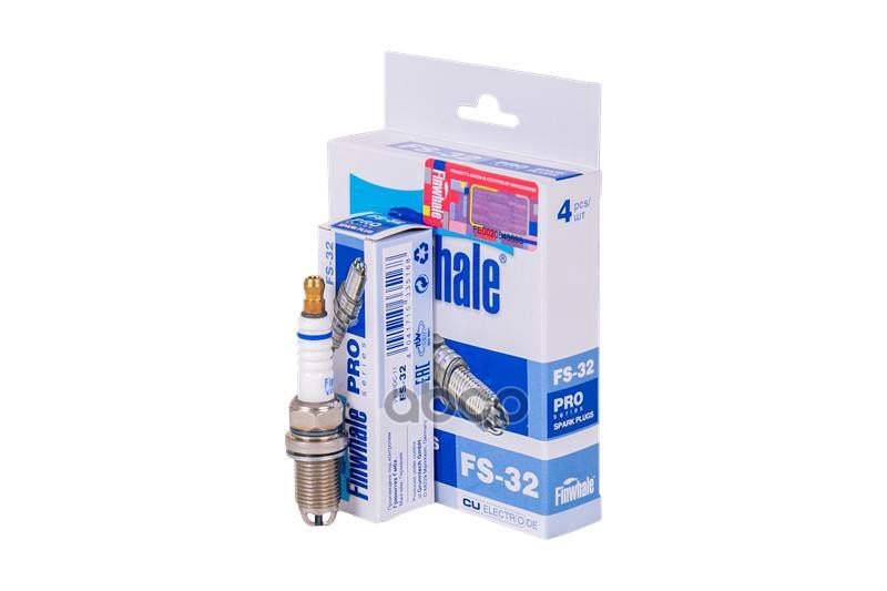 Свеча зажигания 3х электродная Dohc LADA 211012 инж. 16V, Lacetti, Cruze, Aveo, Nexia, Lanos, FINWHALE FS32 Finwhale арт. FS32