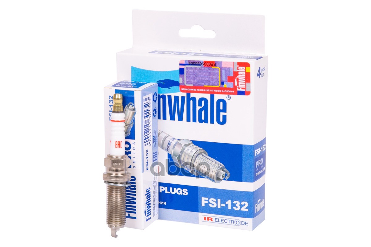 Свеча зажигания IRIDIUM QASHQAI (J11), JUKE(F15), MURANO(Z52), X-TRAIL(T32) FSI132 Finwhale арт. FSI132