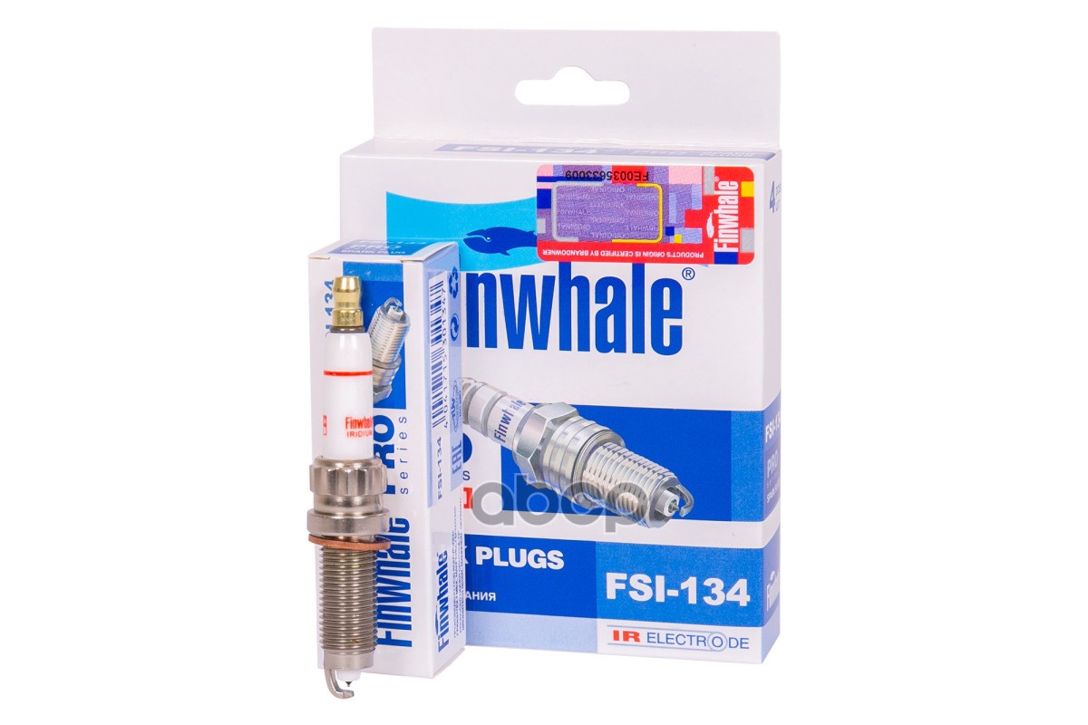 Свеча зажигания IRIDIUM (медное кольцо) BMW 1(F20,F21), 5(F10, F11), X1(E84), X3(F25), X5(F15, F85) FSI134 Finwhale арт. FSI134