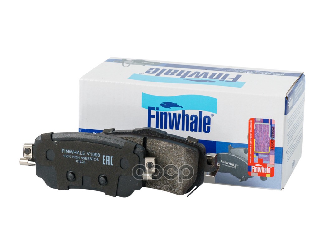 Колодки зад. дисковые QASHQAI(13-), X-TRAIL(T31,T32), Koleos(17-), Kadjar(15-) D40 V1098 Finwhale арт. V1098