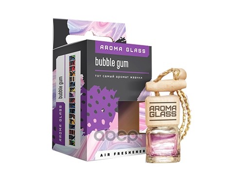 Ароматизатор Подвесной В Стеклянном Флаконе Bubble Gum (Тот Самый Аромат Жвачки) Fouette Ag-10 Fouette арт. AG-10