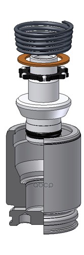 Поршень суппорта с механизмом CHEVROLET CRUZE / MOKKA / OPEL ASTRA J SERIES 12-09-> 38mm Frenkit арт. k384805