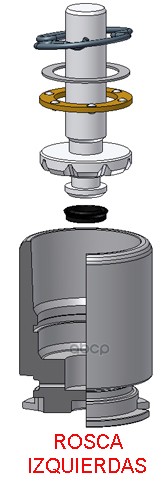 Поршень суппорта с механизмом левый TOYOTA AVENSIS / CITROEN C4 10-06-> Frenkit арт. k385002l