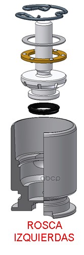 Поршень суппорта с механизмом левый FORD MONDEO III 00-04 / JAGUAR X-TYPE / RENAULT KANGOO 10-01-> / Frenkit арт. k385103l