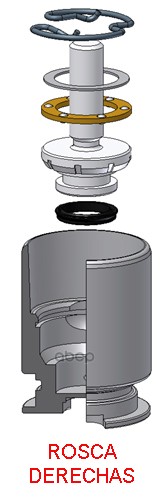 Поршень суппорта с механизмом правый FORD MONDEO III 00-04 / JAGUAR X-TYPE / RENAULT KANGOO 10-01-> Frenkit арт. k385103r
