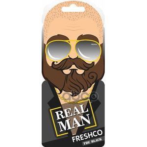 Ароматизатор Территория Мужчин Пропитанный Пластинка (Тм Real Man) Блэк Freshco Ar1tm040 Freshco арт. AR1TM040