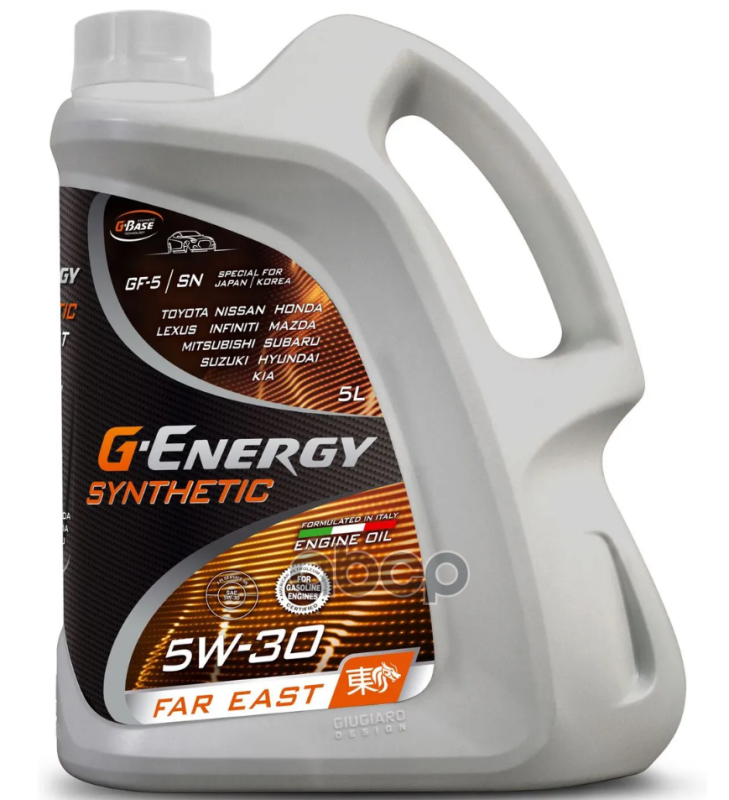 G-Energy Масло моторное синтетическое Far East 5W30 SP, GF-6 5л