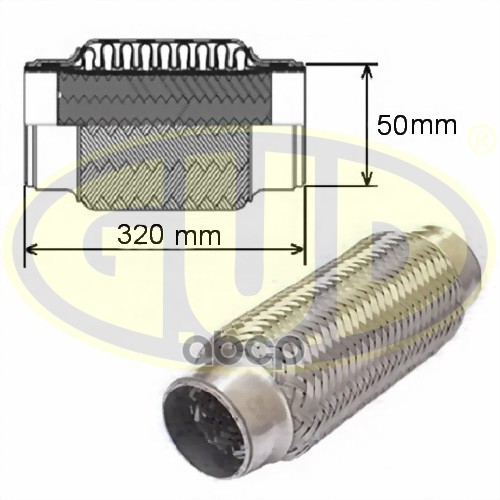 Гофра Глушителя Усиленная G.U.D арт. GFP350320HD