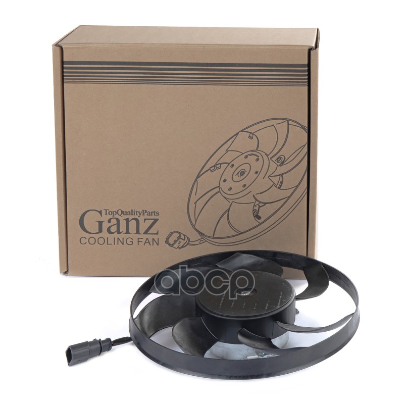 Вентилятор радиатора кондиционера VAG A3/Octavia/Golf V/Passat B6 mot.FSI/TFSI GANZ GIC06217 GANZ арт. GIC06217