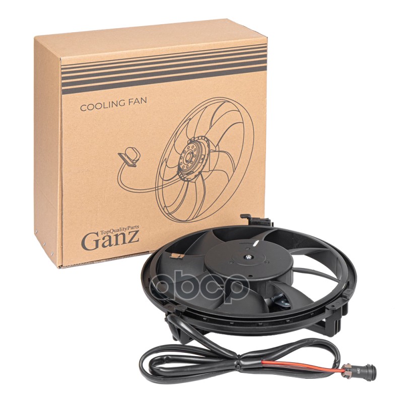 Вентилятор радиатора (без кожуха) AUDI A4,A6,A8/SEAT Alhambra/VW Passat/Sharan GANZ GIC06534 GANZ арт. GIC06534