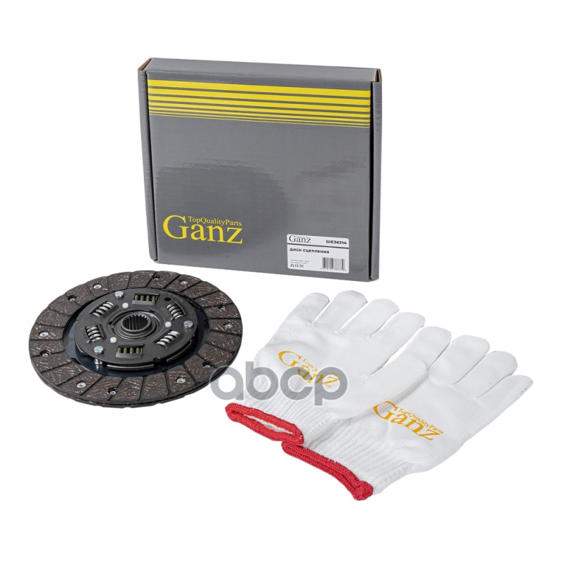 Диск сцепления ВАЗ-2108-2115 LADA 2108-15 GANZ GIE36214 GANZ арт. GIE36214