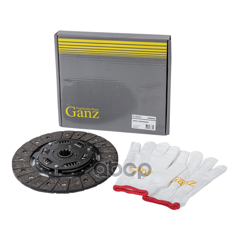Диск сцепления для а/м  Волга 406дв GANZ GIE36216 GANZ арт. GIE36216