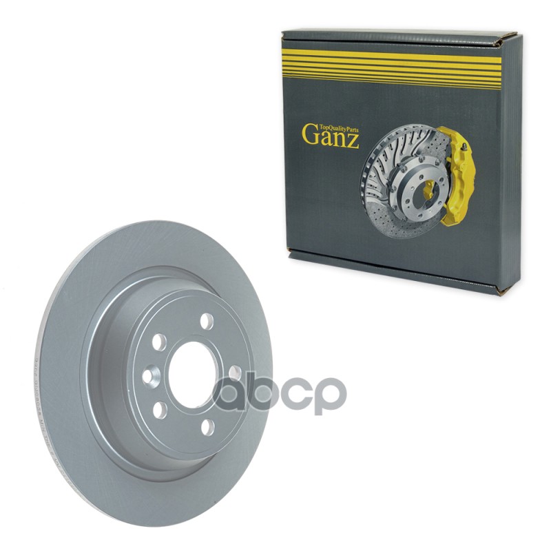Диск тормозной задний с покрытием FORD Mondeo IV/Galaxy II/S-Max/Kuga 08-> GANZ GIJ06038 GANZ арт. GIJ06038