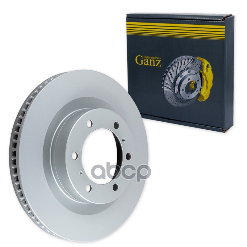 Диск тормозной передний с покрытием Toyota Land Cruiser 4.03.0D-4D 03 GANZ GIJ06100 GANZ арт. GIJ06100