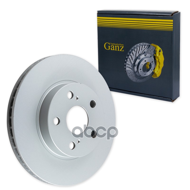 Диск тормозной передний с покрытием TOYOTA Prius 1.5L 03-> GANZ GIJ06151 GANZ арт. GIJ06151