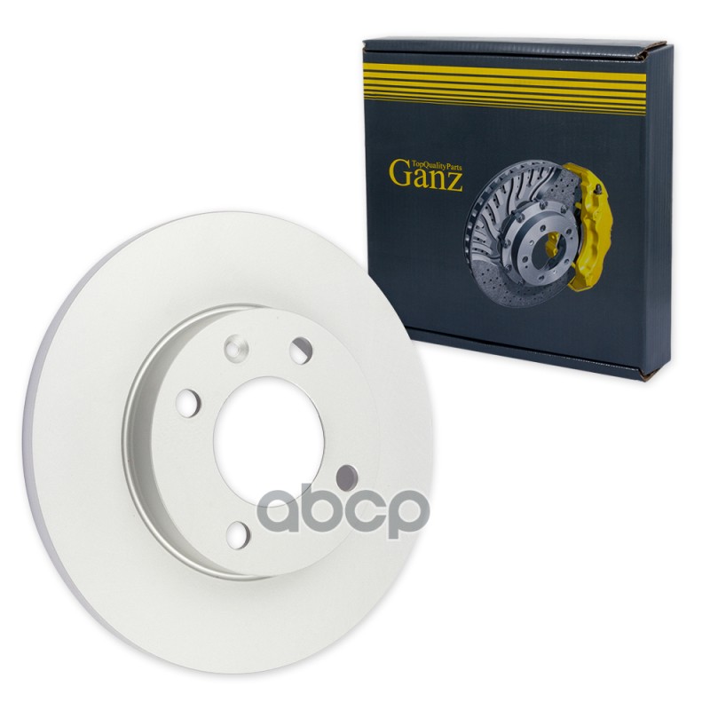 Диск тормозной передний с покрытием VAG AUDI 80 78-86 / VW Golf 74-92/Jetta/Passat GANZ GIJ06219 GANZ арт. GIJ06219