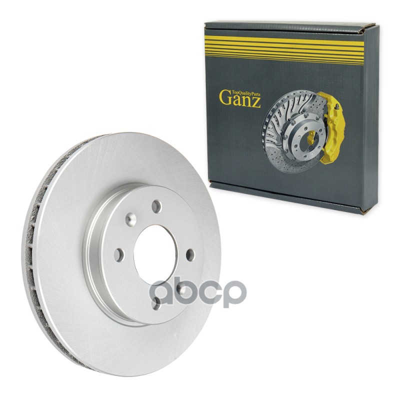 Диск тормозной передний с покрытием HYUNDAI i20/Solaris I/II/Accent KIA Pio III/IV 17> GANZ GIJ06236 GANZ арт. GIJ06236