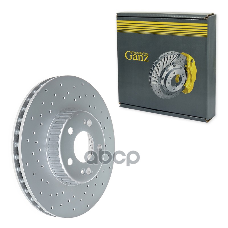 Диск Тормозной Передний Перфорированный С Покрытием Mb C-205 13-> Ganz Gij06255 GANZ арт. GIJ06255
