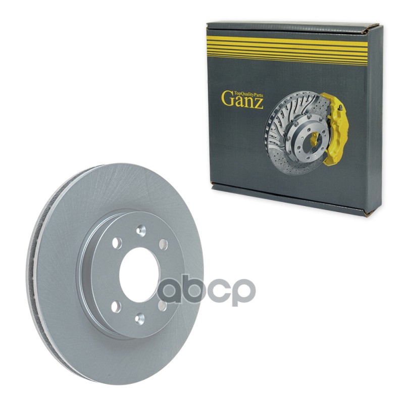 Диск тормозной передний с покрытием HYUNDAI Solaris / KIA Rio III GANZ GIJ10001 GANZ арт. GIJ10001