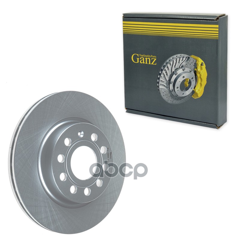 Диск тормозной передний с покрытием AUDI/SEAT/SKODA/VW GANZ GIJ10004 GANZ арт. GIJ10004