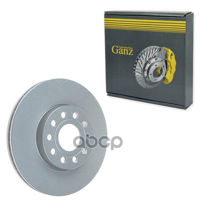 Диск тормозной передний с покрытием VAG+Skoda all 03-> /Vent D=288mm GANZ GIJ10017 GANZ арт. GIJ10017