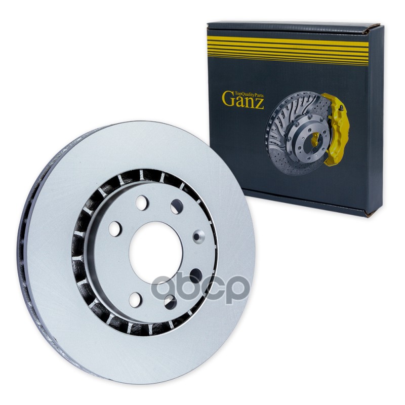 Диск тормозной передний с покрытием DAEWOO NEXIA OP AstF/VecA/B ->98 вент GANZ GIJ10125 GANZ арт. GIJ10125